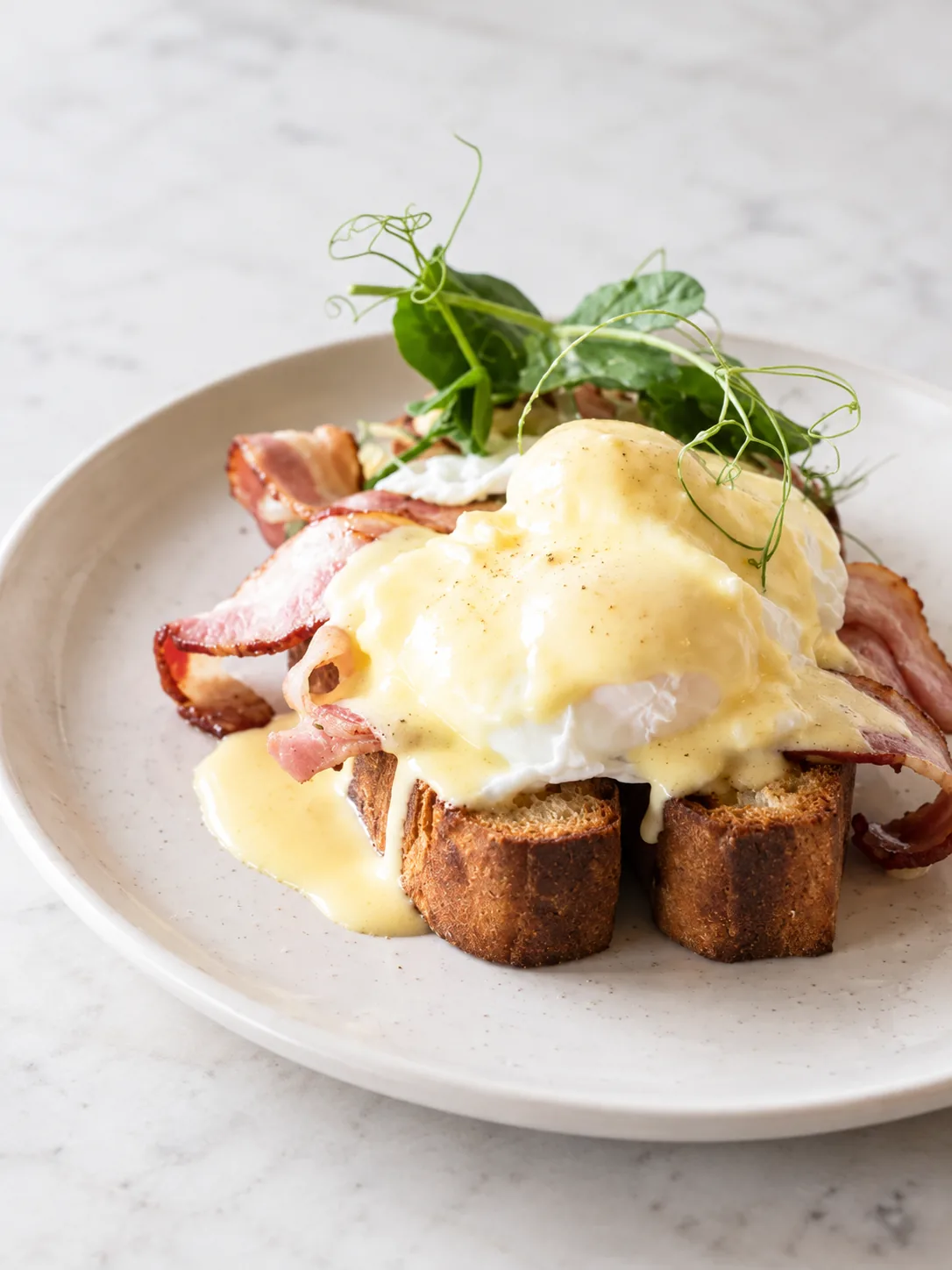 A breakfast plate served at The Food Room